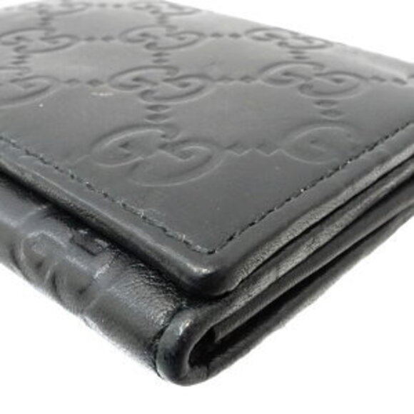 Gucci Card Wallet Guccissima leather black - Picture 4 of 10